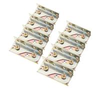 8 piezas de conexión for cama, bisagra dorada engrosada, placa hebilla, accesorios for muebles, soporte for riel , herrajes