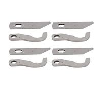 8 piezas de cuchilla para remalladora, hoja de overlock para 925D, 929D, 935D, 1034D y PL1500; cuchillas superior e inferior de metal resistente, de ángulo preciso y fácil