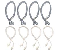 8 Piezas De Cuerda De Cortina De Cortina Tejida A Mano, Cinturón De Corbata Simple Y De Moda, Ajustable Y Hermoso, Cuerda De Algodón Multipropósito, Decoración Creativa De Fijación De Cortinas.