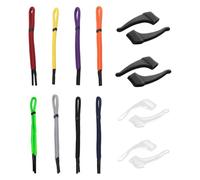 8 Piezas De Cuerdas Para Gafas Y 4 Pares De Ganchos Con Ojales Antideslizantes Para Gafas, Cuerdas Para Gafas De Moda Y Versátiles, Cuerdas Para Gafas Antipérdida, Accesorios Para Gafas