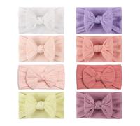 8 Piezas De Diadema De Arco, Diadema Elástica Y Suave, Diadema Simple Y Versátil, Diadema De Bebé, Suministros Para Aderezos Para Bebés.