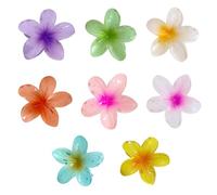 8 Piezas De Frangipani Agarrar Clips De La Flor En Forma De Horquillas, Viajes Y Vacaciones Accesorios, Vacaciones, Regalos Conmemorativos.
