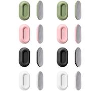 8 Piezas De Gancho De Pegatina Magnética, Soporte Montado En La Pared, Herramientas De Almacenamiento Domésticas, Ganchos Creativos, Que Se Pueden Usar Para Controles Y Enchufes Remotos.