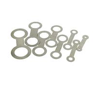 8 piezas de herramienta de reparación de saxofón de para saxofón Tenor ALto Soprano reemplazar la almohadilla de plana