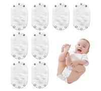 8 Piezas De Inserciones De Tela Para Bebé, Inserciones De Extensión Para Mamelucos De Bebé, Accesorios De Ropa Para Bebé, Inserciones De Tela Suaves Y Cómodas, Productos Para Bebés