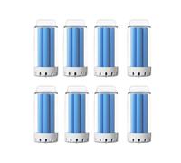 8 piezas de limpieza para aspiradora ECOVACS compatible con Ecovacs DEEBOT N30 OMNI/N30 PRO OMNI DSC060002 detergente sólido azul, accesorios de repuesto para robot aspirador