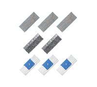 8 piezas de repuesto para piezas y accesorios de la aspiradora iRobot m6: 3 paños húmedos 3 paños desechables 2 paños secos