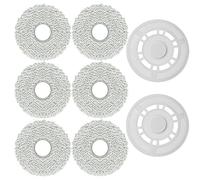 8 piezas de repuesto para trapos Dreame con soporte de repuesto, accesorios de repuesto para Dreame L10 Ultra, L10s Pro, L10s Ultra, L10 Prime, L20 Ultra, X40 Ultra, Xiaomi X10+, X20+