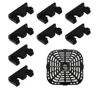 8 piezas de silicona para freidora de aire, patas de goma, antideslizantes, piezas de repuesto duraderas para freidoras de aire Instant Vortex Plus, utensilios de cocina