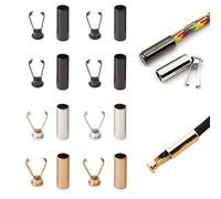 8 Piezas De Tapones De Cuerda, Hebillas De Cabeza De Cordones De Zapatos, Tope De Cuerda De Bricolaje y Decorativas