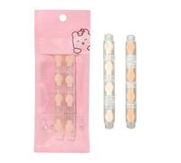 8 piezas desmontables tamaño sombra de ojos Blender esponjas desechables maquillaje accesorios cosméticos para viajes y hogar esponja aplicadores