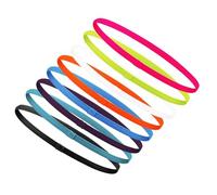 8 Piezas Diademas Deportivas, Cintas de Pelo Deporte Diadema Hombre Pelo Elástica Antideslizante Banda para El Sudor Diadema para Mujeres Hombres Yoga Fitness Correr Ciclismo, Colores Variados