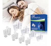 8 Piezas Dilatador Nasal Silicona,Dispositivo Antironquidos para Dormir,Solución para Ronquidos Nocturnos,Hombre/Muje,Ayudar a Dormir Mejor
