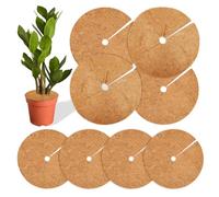 8 Piezas Disco de Coco 20cm y 30cm Fibra de Coco Fibra de Coco para Plantas Disco de Fibra de Coco Estera de Coco Protección Disco de Protección de Plantas Estera de Fibra de Coco Protección Invernal