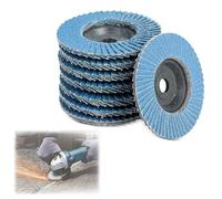 8 Piezas Discos Radial Pequeña 76 mm x 10 mm Grano 40/60/80/120 Juego de Mezcla Lijado Eficiente Discos de Lijado Discos Abrasivos Discos de Láminas Lijadoras Disco Dentado para Amoladora Angular