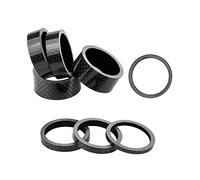 8 Piezas Espaciador de Bicicleta, unidades de anillo distanciador MTB bicicleta de carretera carbono espaciador aluminio juego bicicleta Ahead auricular espaciador 1/2/3/5/8/10/15/20mm