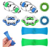 8 Piezas Fidget Toys, Juguetes para Ansiedad, Juguetes Antiesfuerzo, Juego De Cadena, Juguetes para Autismo y TDAH,Set de Fidget Toys para Ansiedad