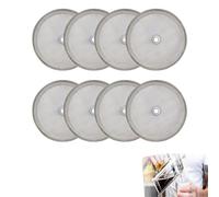 8 Piezas Filtro de Repuesto French Press 1L, Universal Prensa de Café Reutilizables Filtro de Malla para Cafeteras de Prensa Francesa de 1000 ml / 34 oz / 8 Tazas