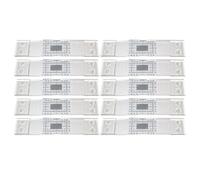 8 Piezas Fisurometro Monitoreo De Grietas, Medidor Manual De Grietas De Pared, Regla De Espacios Para Medición Horizontal Y Vertical En Construcción De Muros