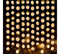 8 Piezas Guirnalda Papel Redonda Guirnalda Papel para CumpleañOs 4 M, Guirnalda Círculos Papels Brillante para Cumpleaños, Baby Shower, Bodas, Navidad, Decoración Fiestas -32 Meter