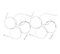 8 Piezas Juego de Cuerdas para Violín V68 de Acero, 4 Calibres | Repuesto Fácil de Cambiar, Diseño Sencillo y Uso Práctico, Juego Completo 1ª 0,25mm 2ª 0,36mm 3ª 0,53mm 4ª 0,71mm