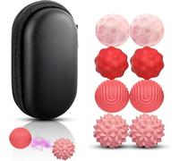 8 Piezas Juguetes Magnéticos, Bolas Magnéticas de Silicona, Pelota Antiestres Juguetes Sensoriales,Juguete Sensorial de Silicona, Juguete Antiestrés y Ansiedad para Adultos y Niños (Verde) (Rojo)