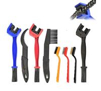 8 Piezas Kit Limpieza Cadena Moto,Limpia Cepillo Cadenas Moto,Limpia Cadenas Bicicleta,Limpiador Cadena Bicicleta,Kit Limpieza Motos para Bici y Motocicleta