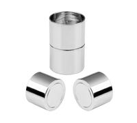8 piezas/lote de cierres magnéticos de cobre cilíndricos de metal, cierres de hebilla magnéticos fuertes para la fabricación de joyas, collares, pulseras y conectores