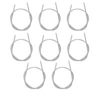 8 Piezas Manguitos de Resorte Flexibles Chapados en Cobre | Juego, Cierre Firme y Brillo Metálico, para Cuentas y Extremos de Alambre en Manualidades