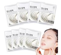 8 Piezas Mascarilla Facial Coreana,Bio Collagen Deep Hydration Face Mask | Mascarilla de Colageno,Mascarilla Facial Hidratante Reparadora,Mascarilla de Arroz,Reduce Líneas Finas y Arrugas