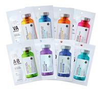 8 Piezas Mascarilla Facial, Mascarilla de Tejido, Daily Care Mascarilla Facial, Mascarilla de Cuidado Facial, Hidratante y Brillo, Mascarillas Faciales Hidratante y Calmante para Niñas