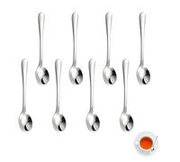8 Piezas Mini Cucharas de Acero Inoxidable para Frascos de Especias,Cucharillas Postre,Cucharillas Cafe,Cucharas de Postre 7.5cm,para Especias,Miel,Café,Acabado Pulido Espejo,Apto para Lavavajillas