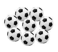 8 Piezas Mini Pelotas De Futbolín, Bolas De Futbolín De Mesa, 36 Mm Pulgadas Foosball Futbol De Reemplazo para Adultos Niños Relajación De Alivio (Blanco Y Negro)