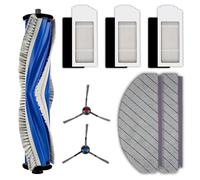 (8 piezas) N20 Plus Repuestos para aspirador robot ECOVACS DEEBOT N20 Plus, N20 Pro Plus, 1 cepillo giratorio, 2 cepillos laterales, 3 filtros HEPA, 2 fregonas, kit de accesorios