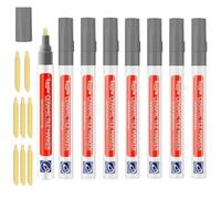 8 Piezas Otulador de Lechada Gris,Plumas de Azulejos Marcador de Reparación,Impermeabilizante Bolígrafo para Azulejos,Olor de Fondo Lápiz para Juntas para Azulejos,Pared,Suelo