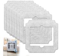 8 Piezas Paño de Limpieza Kit para Ecovacs Winbot Mini, W-CC02-0012, Compatibilidad Ecovacs Winbot Robots Limpiacristales Almohadillas de Limpieza, Reutilizable para limpiar ventanas