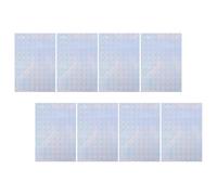 8 Piezas Papel Fotográfico Brillante PET Impresión Clara para Pro | Acabado Liso y Plano, Resistente al Aceite, Formato de Impresión Tinta en Aerosol, Colorido