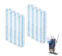 8 Piezas para Recambio Mopa para Vileda H2pro, Microfibra, Reutilizable | Fundas de Repuesto de Microfibra para Vileda H2pro | Alta Absorción | Lavable | Uso en Seco y Húmedo | para Suelos Duros