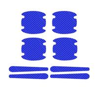 8 Piezas Película Protectora Manija Puerta Coche para Polestar 2 I 2020-2024, Película de Protección de Pintura Anti-Arañazos Adhesivos,D/Blue