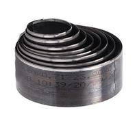 8 piezas Perforadora de agujeros redondos de cuero de 25-60mm, Perforadora Circular de Cuero, PrevencióN de DeformacióN de Acero de AleacióN, Herramientas de PerforacióN de Cuero