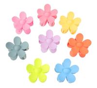 8 Piezas Pinzas Pelo Grandes Flores Mate, Fijación Cómoda