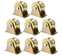 8 Piezas Polea de Inversión, Polea de Elevación Poleas para Cuerda con Rodamiento de Bolas, Revestimiento de Color Inoxidable Mini Poleas Pequeñas Exterior para Cables