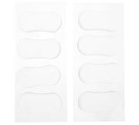8 Piezas Protectores Adhesivos para Asiento de Inodoro Bidé PU | Piezas de Repuesto, Diseño Autoadhesivo Amortiguación, 4,4x2cm, para Familias y Baño