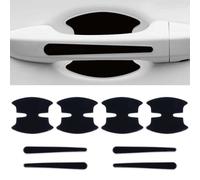 8 Piezas Protectores Manilla Coche, para Alfa Romeo Stelvio Mito Giulietta 156 159 147 Película Protección Pintura Manija Puerta automóvil Protector contra rasguños,B