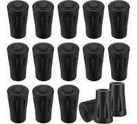 8 Piezas Puntas de Goma para Bastones de Marcha Nórdicos, Punta Caña de Caminar, Tapones Puntas de Goma de Protección Repuestos para Bastones de Trekking Caminar