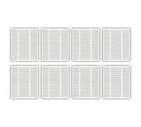 (8 Piezas) Q011, Q0120 Roomba 104 Filtros HEPA Compatibles con iRobot Combo Essential Robot Aspirador Y Trapeador Y0140, Y0112, Y0110, Q011, Q0120, Roomba 105 Combo, Kit De Filtros, Piezas De Repuesto