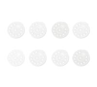 8 Piezas Reemplazo de Membrana de Silicona para Medela, Sin BPA Piezas de Extractor de Leche Accesorios de Repuesto para Extractor de Leche Manual y Eléctrico (Blanco)