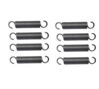 8 Piezas Resortes De Extensión Con Gancho Muelle 70mm, Diámetro Del Cable 2,5mm, Diámetro Exterior 16mm