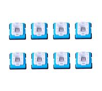 8 piezas Romer G teclado mecánico interruptor eje cuerpo para Logitech G810 G910 G413 G513 Pro, interruptores azules