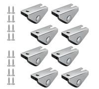 8 Piezas Ruedas Muebles Pequeñas 18 mm con 16 Tornillos Diseño Fijo para Uso Doméstico Soporte hasta 20 kg para Mesas Compactas Almacenaje y Proyectos DIY